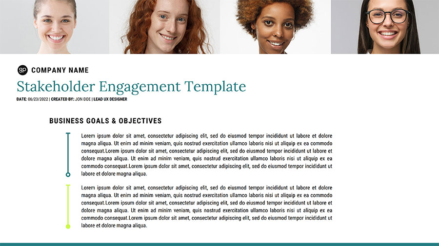 Free Stakeholder Engagement Template